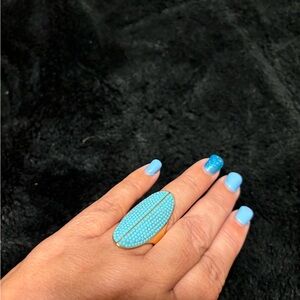 Henri Bendel turquoise ring.